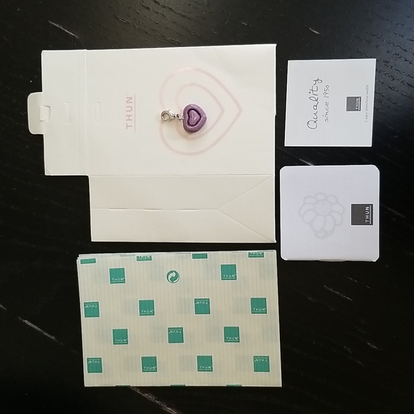 *2/$26* Thun heart charm (purple) - Picture 2 of 3